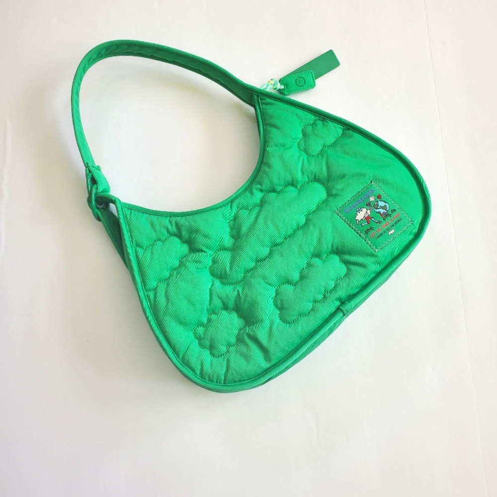 Coach Coachtopia Loop Ergo Bag Cloud Quilting Green Shoulder